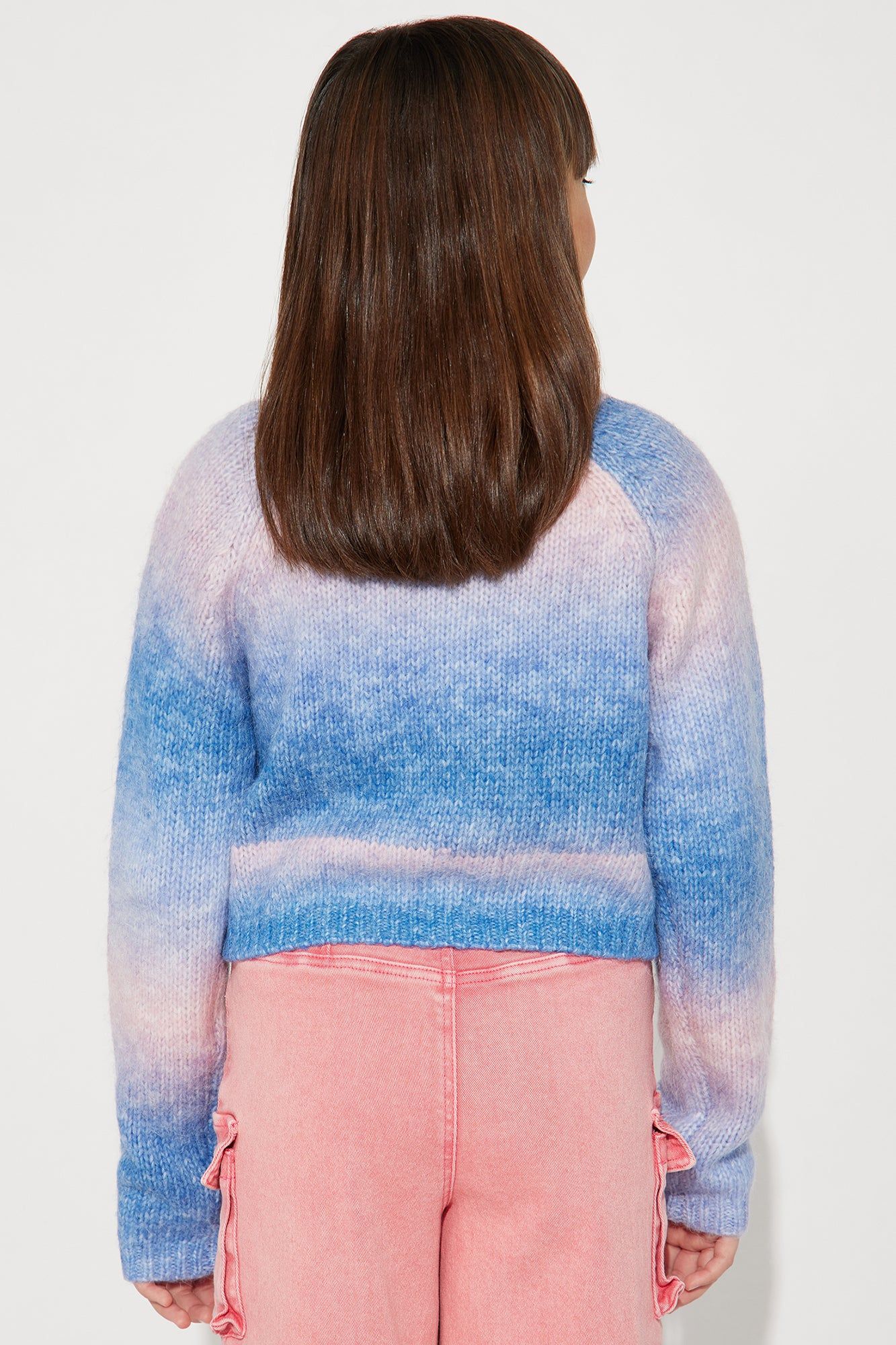 Mini Cozy Feelin' Turtleneck Sweater - Blue/combo sold by Fashion Nova product image thumbnail 3