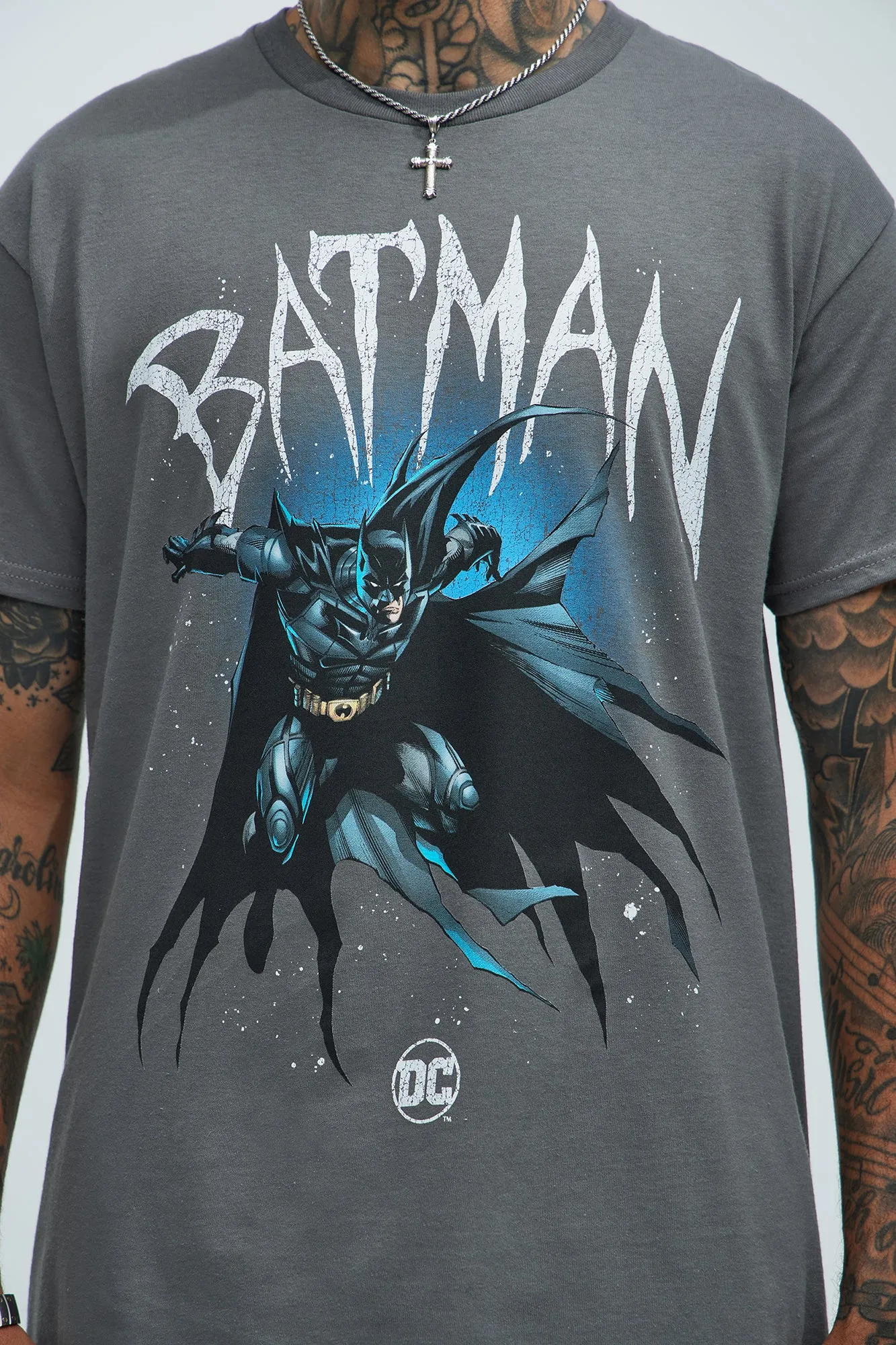 Batman Dark Knight Vengeance Short Sleeve Tee - Charcoal sold by Fashion Nova product image thumbnail 3