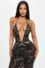 Sequin Dreams Gown - Black sold by Fashion Nova