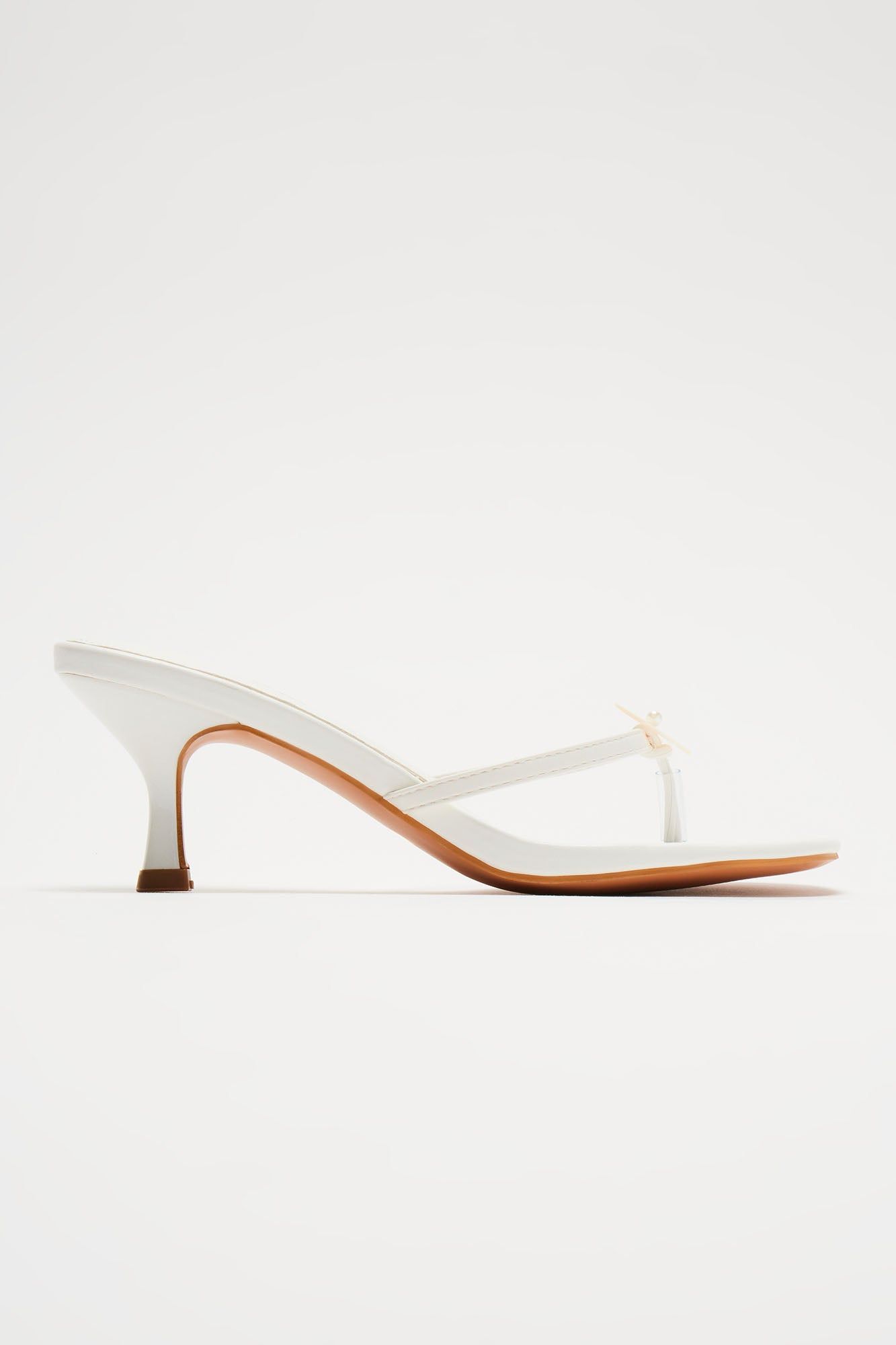 Daytime Lover Floral Heeled Sandals - White sold by Fashion Nova product image thumbnail 4