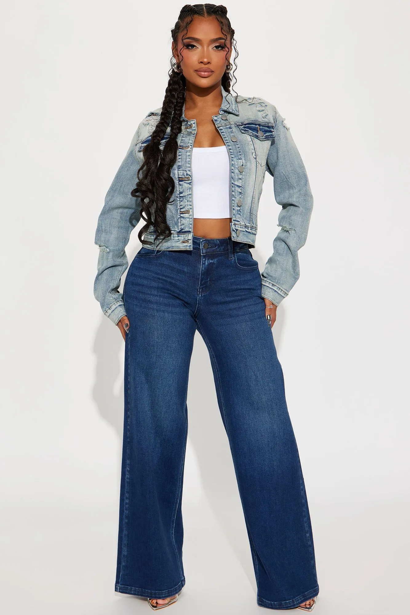 Kelly Denim Jacket - Light Wash sold by Fashion Nova product image thumbnail 2