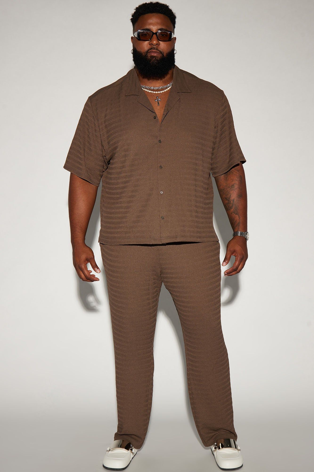 Boca Button Up Shirt - Brown sold by Fashion Nova product image thumbnail 6