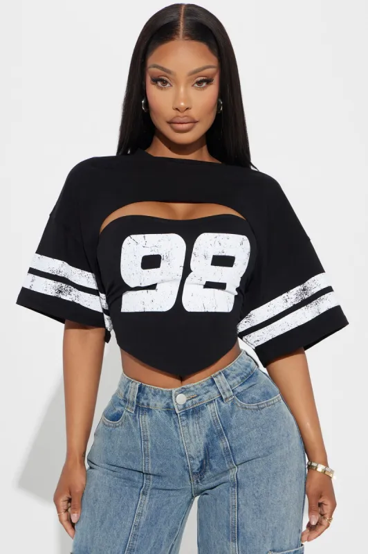 I Make The Rules Tee - Black sold by Fashion Nova