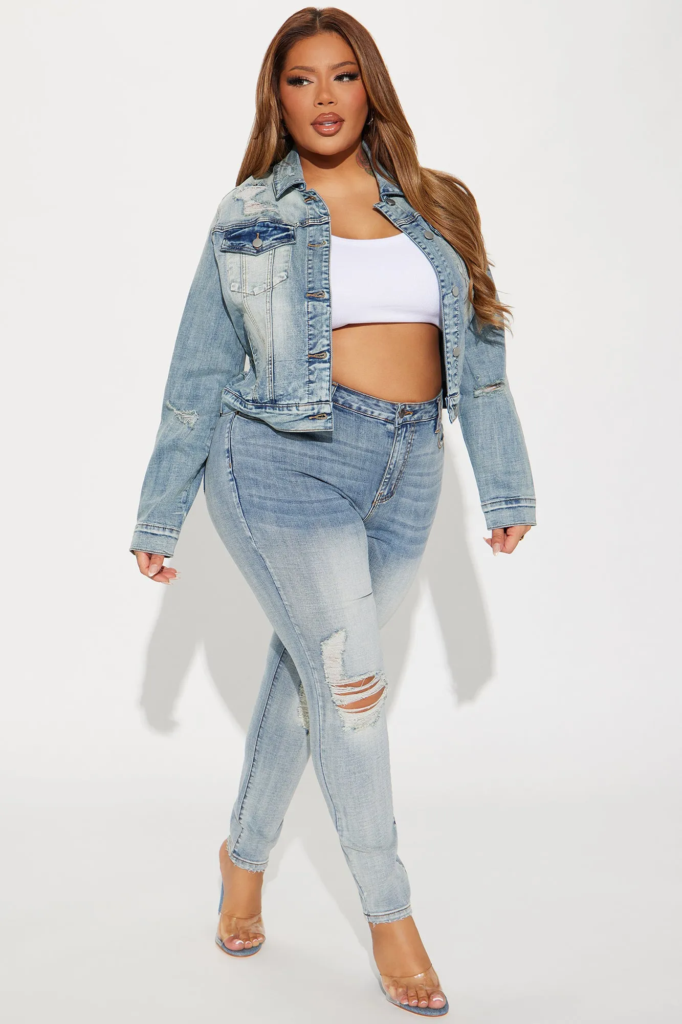 Kelly Denim Jacket - Light Wash sold by Fashion Nova product image thumbnail 5