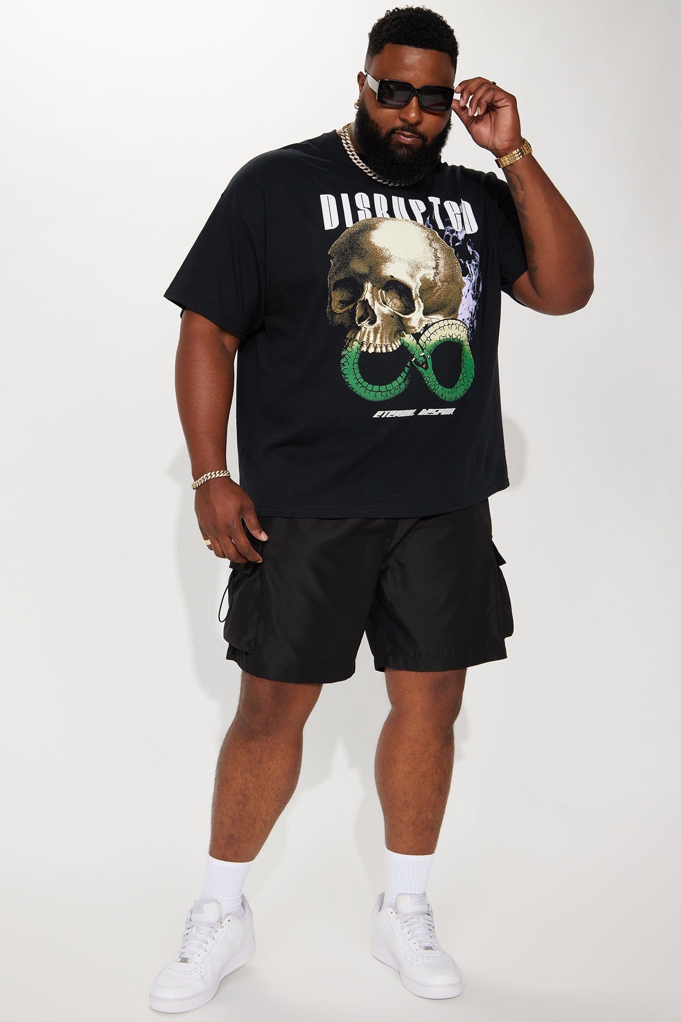 Keep It Coming Cargo Nylon Shorts - Black sold by Fashion Nova product image thumbnail 7