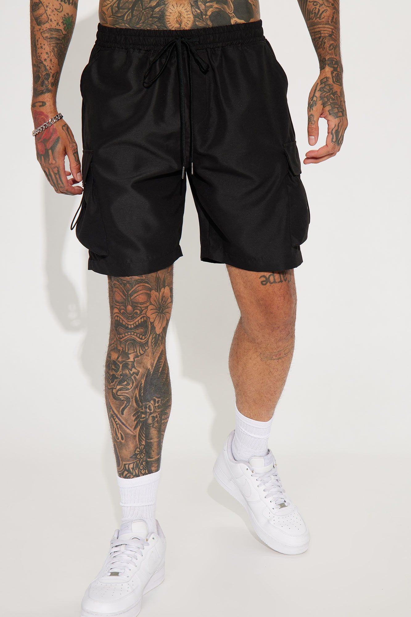 Keep It Coming Cargo Nylon Shorts - Black sold by Fashion Nova product image thumbnail 5