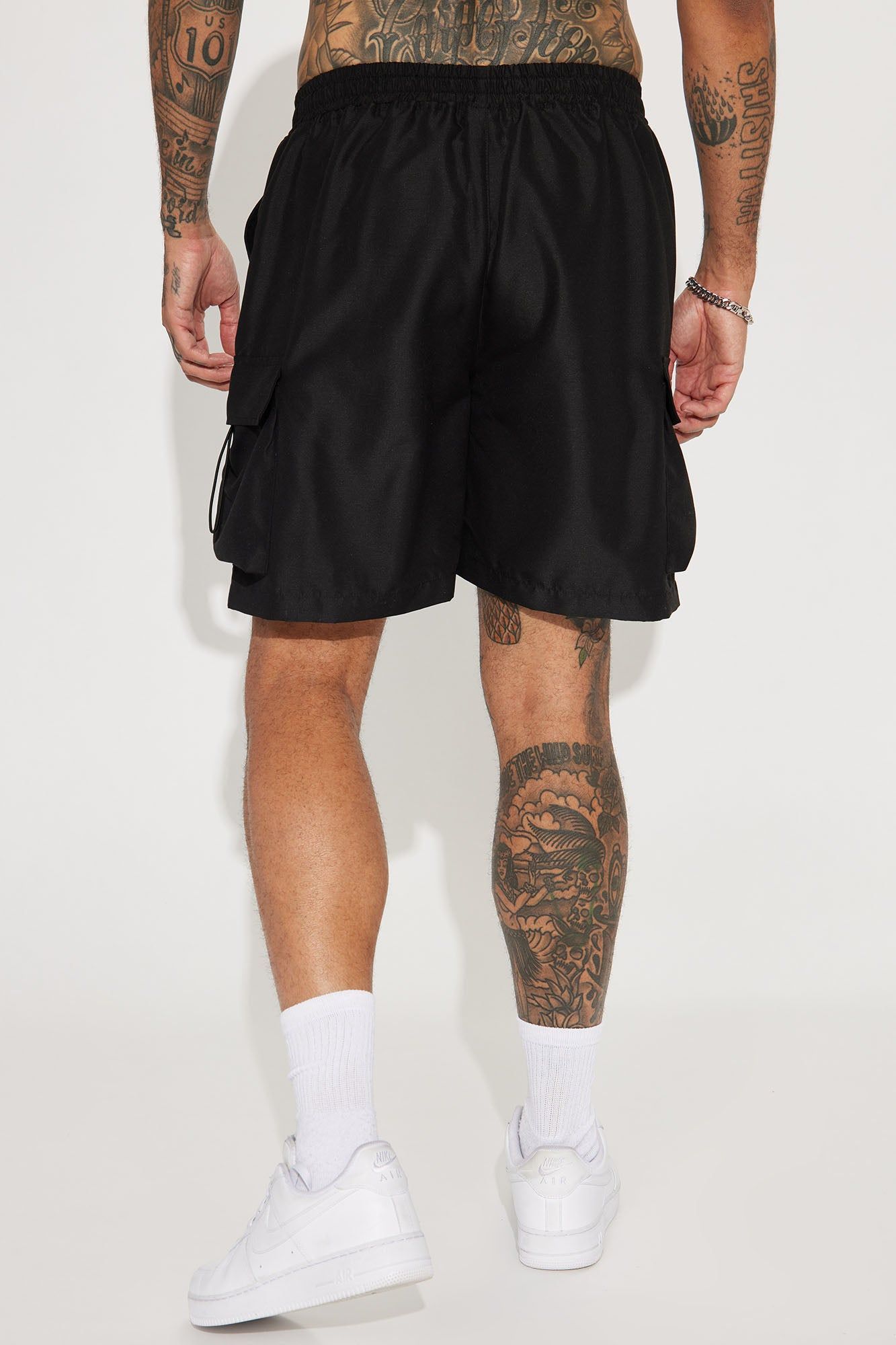 Keep It Coming Cargo Nylon Shorts - Black sold by Fashion Nova product image thumbnail 6