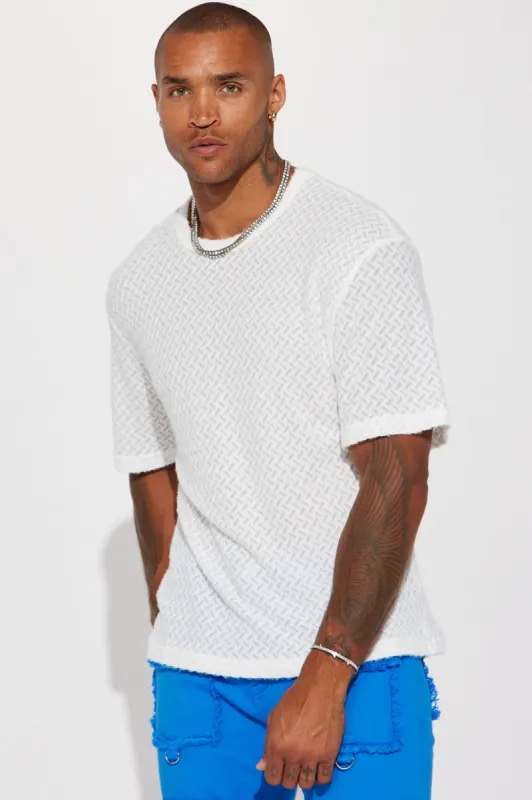 Feeling Fly Short Sleeve Crew Tee - White sold by Fashion Nova