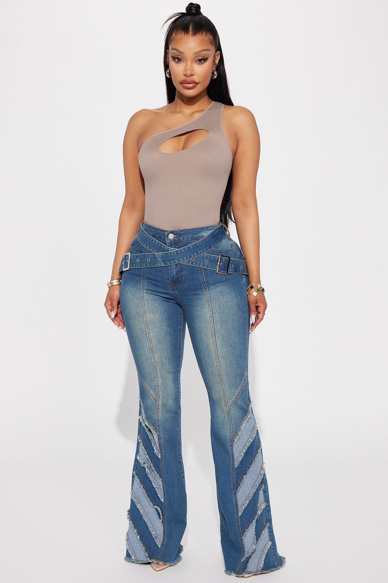 Got Your Attention Bodysuit - Grey sold by Fashion Nova product image thumbnail 2