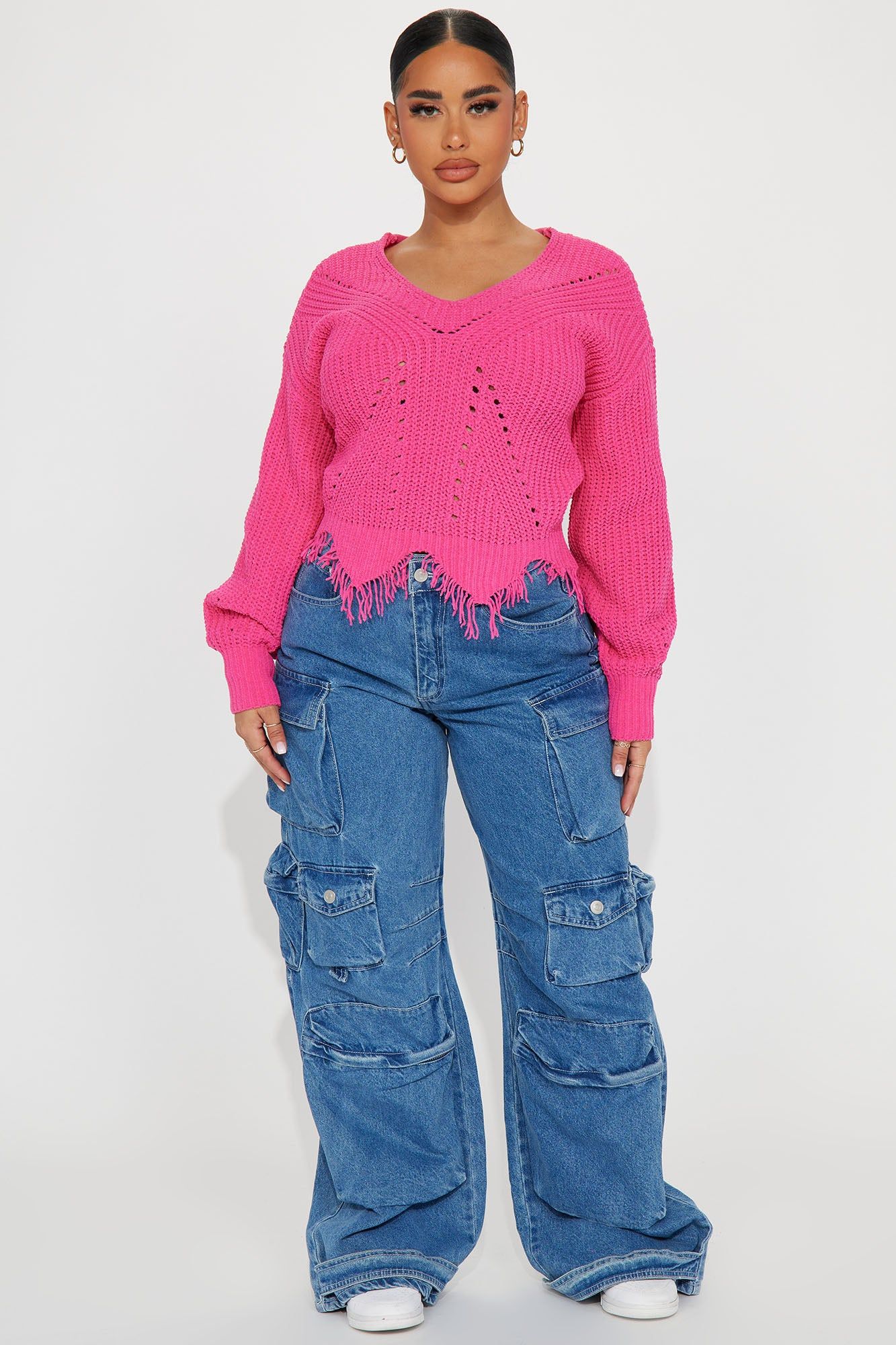 Carlisha Sweater - Pink sold by Fashion Nova product image thumbnail 2