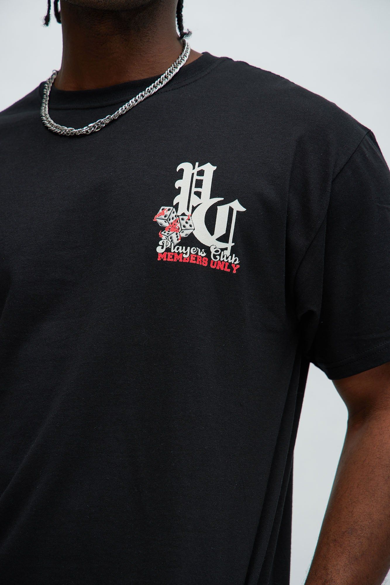 Players Club Staff Short Sleeve Tee - Black sold by Fashion Nova product image thumbnail 3
