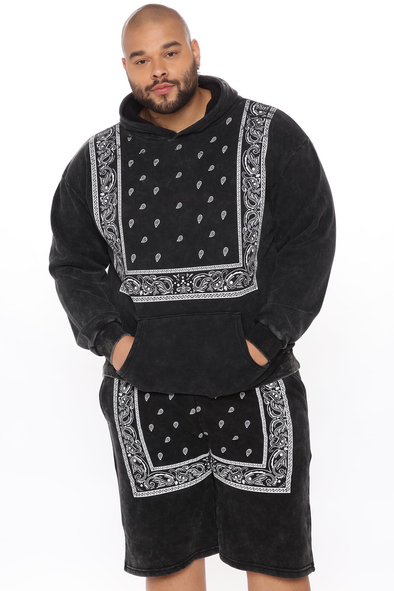 Western Hoodie - Black/White sold by Fashion Nova product image thumbnail 3