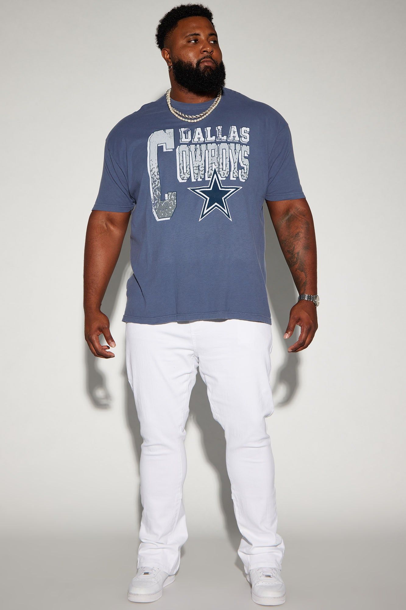 Cowboys Legacy Short Sleeve Tee - Navy/combo sold by Fashion Nova product image thumbnail 5