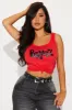 Your Favorite Bratz Doll Tank Top - Red sold by Fashion Nova