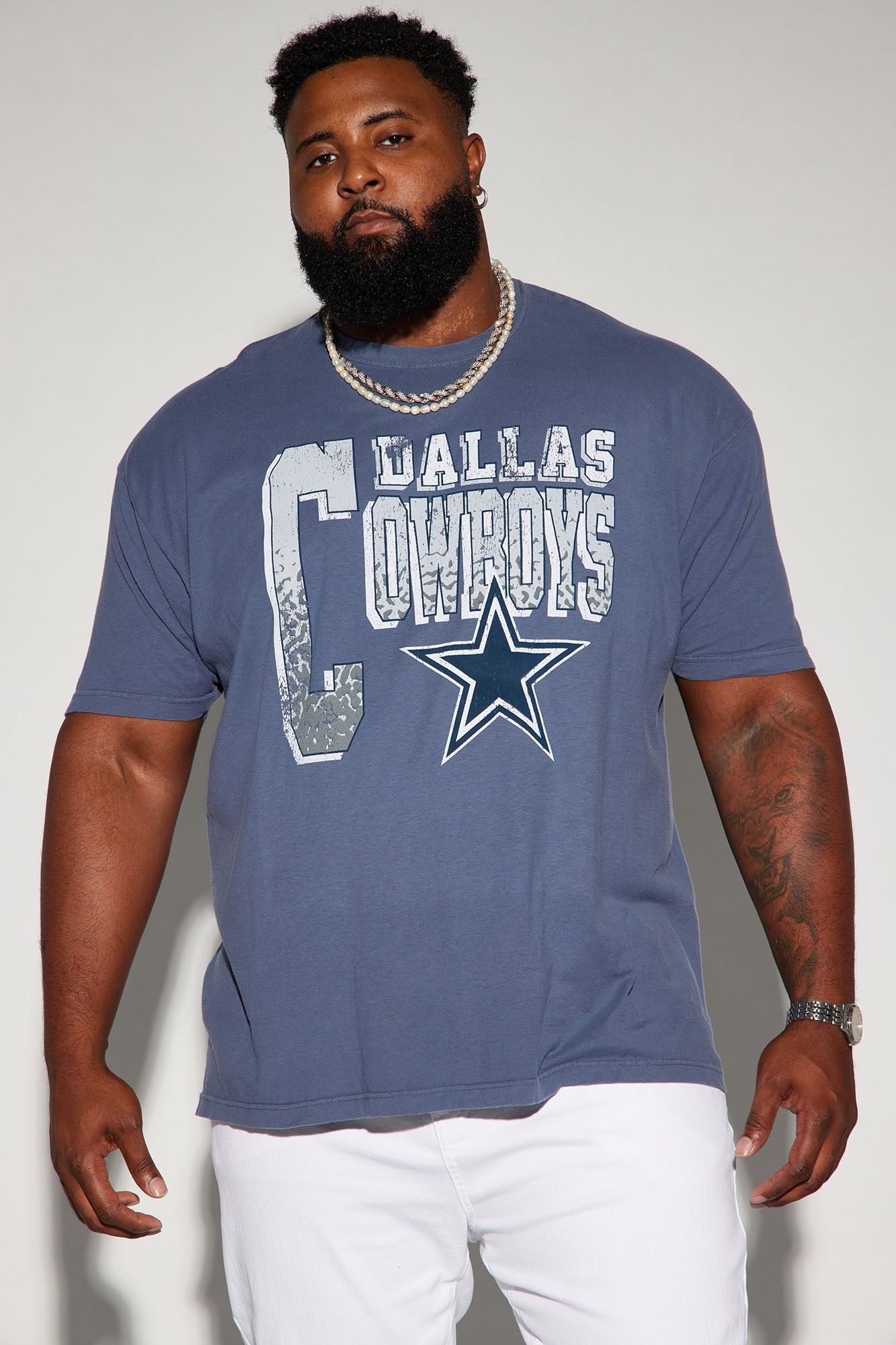 Cowboys Legacy Short Sleeve Tee - Navy/combo sold by Fashion Nova product image thumbnail 2