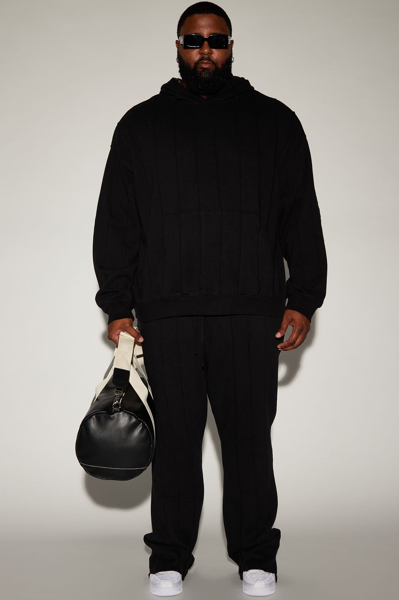 Tyson Row Down Hoodie - Black sold by Fashion Nova product image thumbnail 5