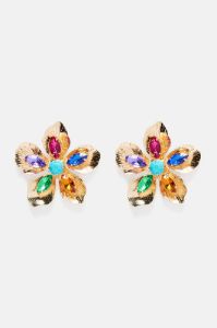 Happy Days Earrings - Gold/Multi sold by Fashion Nova