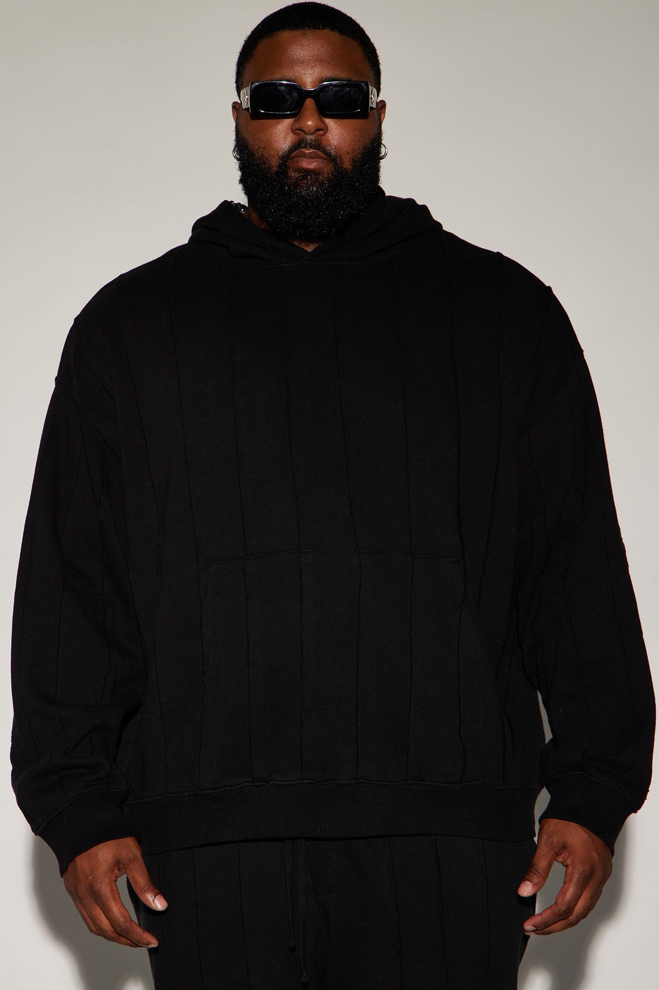 Tyson Row Down Hoodie - Black sold by Fashion Nova product image thumbnail 2