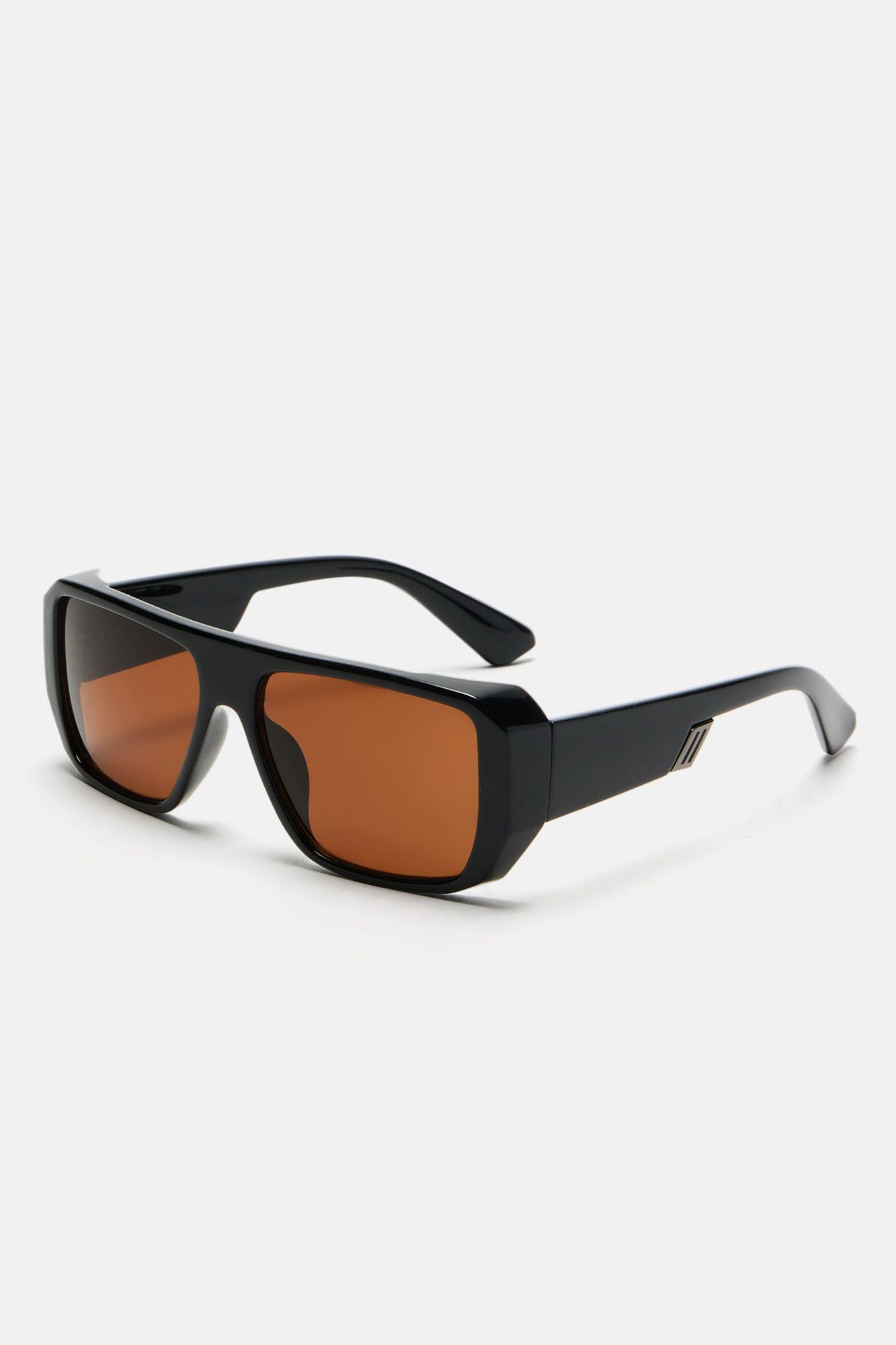 Omni Sunglasses - Black/Brown sold by Fashion Nova product image thumbnail 3