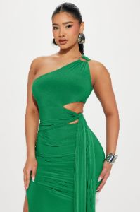 It's Called Elegance Maxi Dress - Emerald sold by Fashion Nova