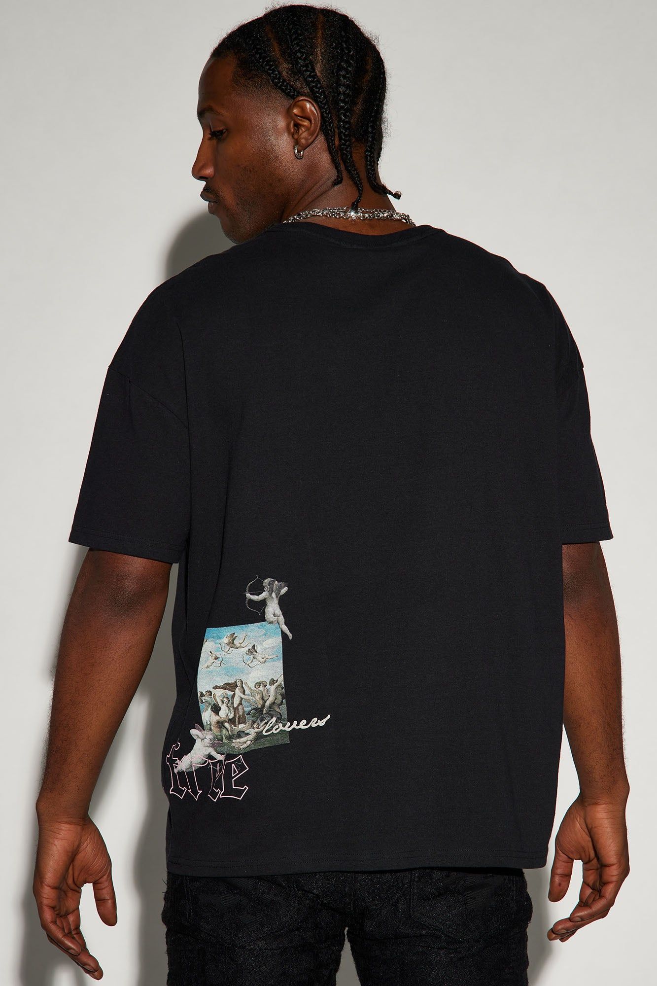 Set You Free Oversized Short Sleeve Tee - Black sold by Fashion Nova product image thumbnail 5