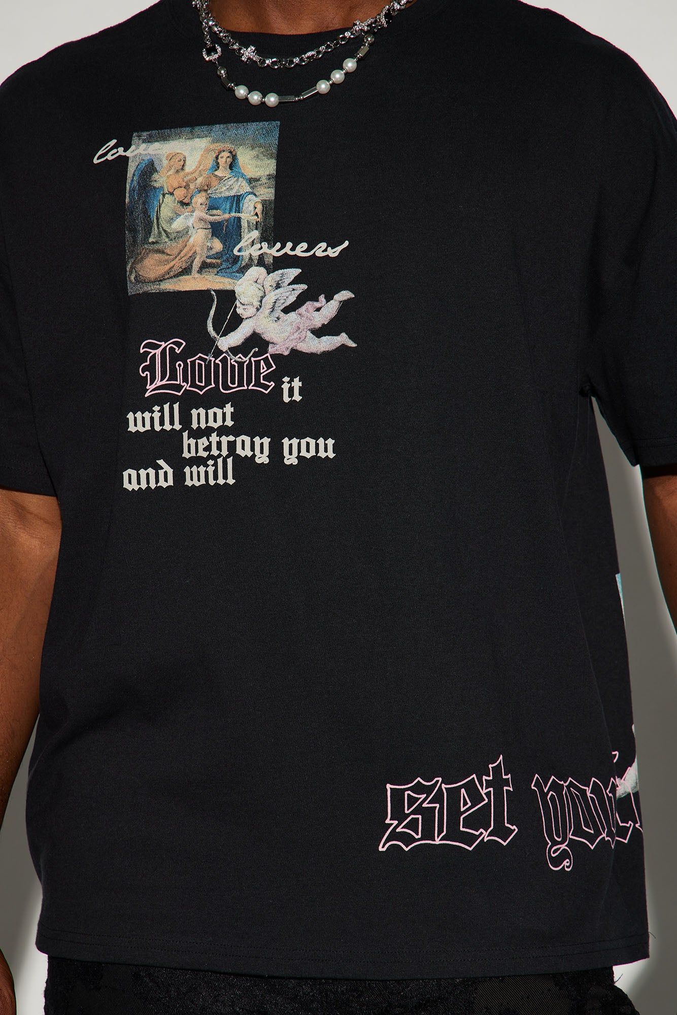 Set You Free Oversized Short Sleeve Tee - Black sold by Fashion Nova product image thumbnail 3