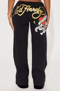 Love Kills Ed Hardy Pant - Black sold by Fashion Nova
