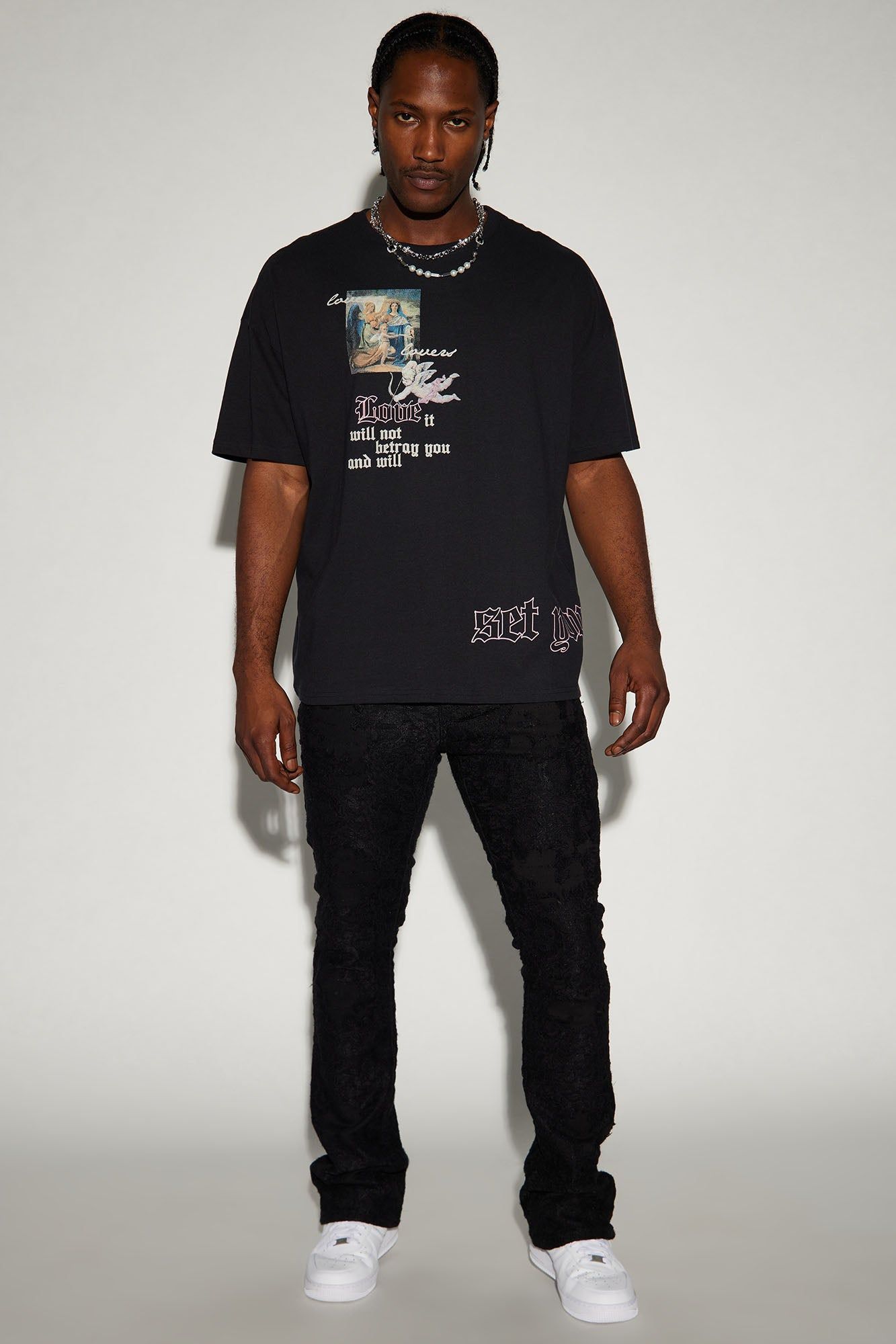 Set You Free Oversized Short Sleeve Tee - Black sold by Fashion Nova product image thumbnail 2