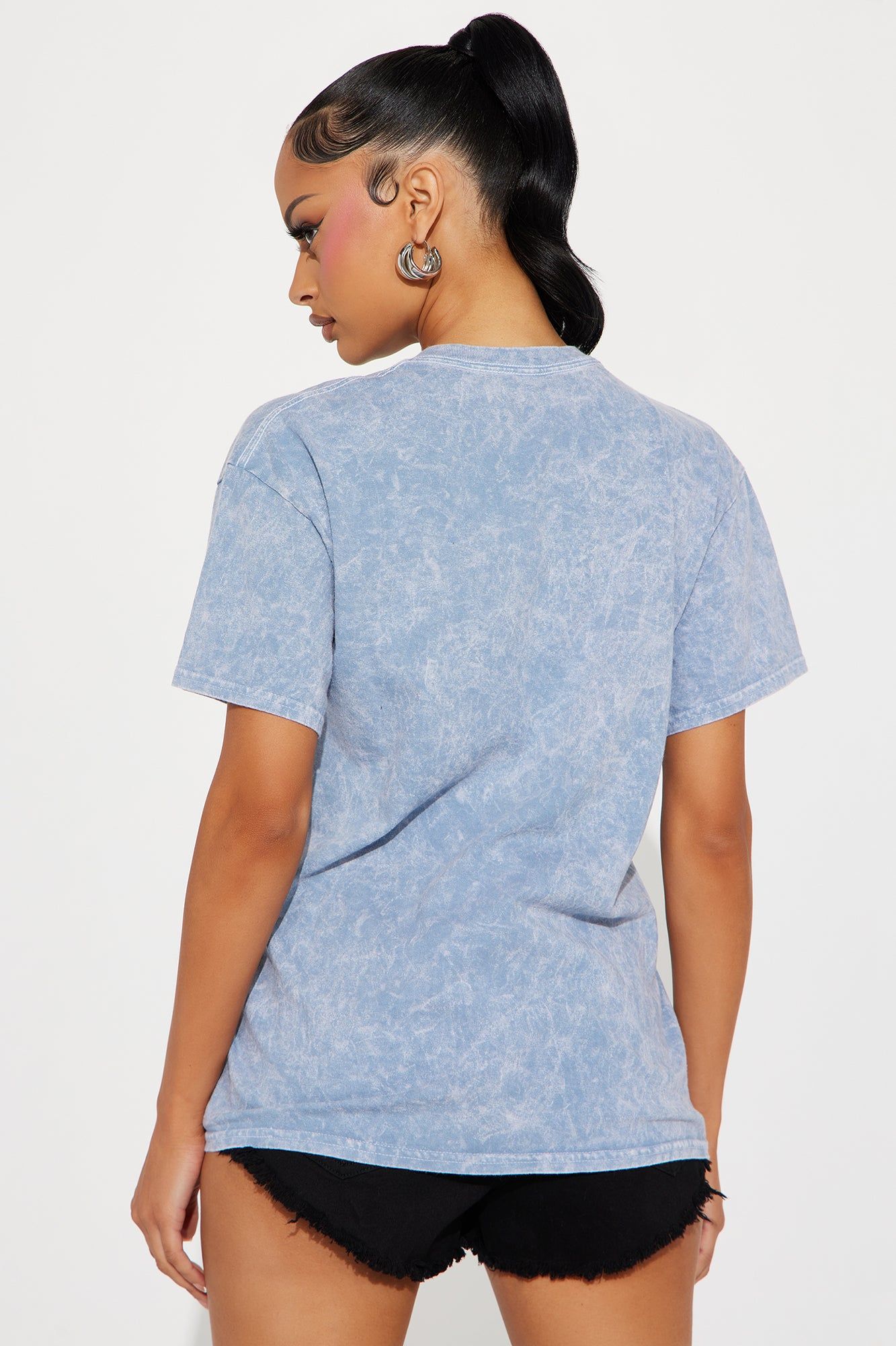 Warned Me About Cowboys Washed Tee - Slate Blue sold by Fashion Nova product image thumbnail 4