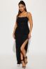 Jadene Mesh Maxi Dress - Black sold by Fashion Nova