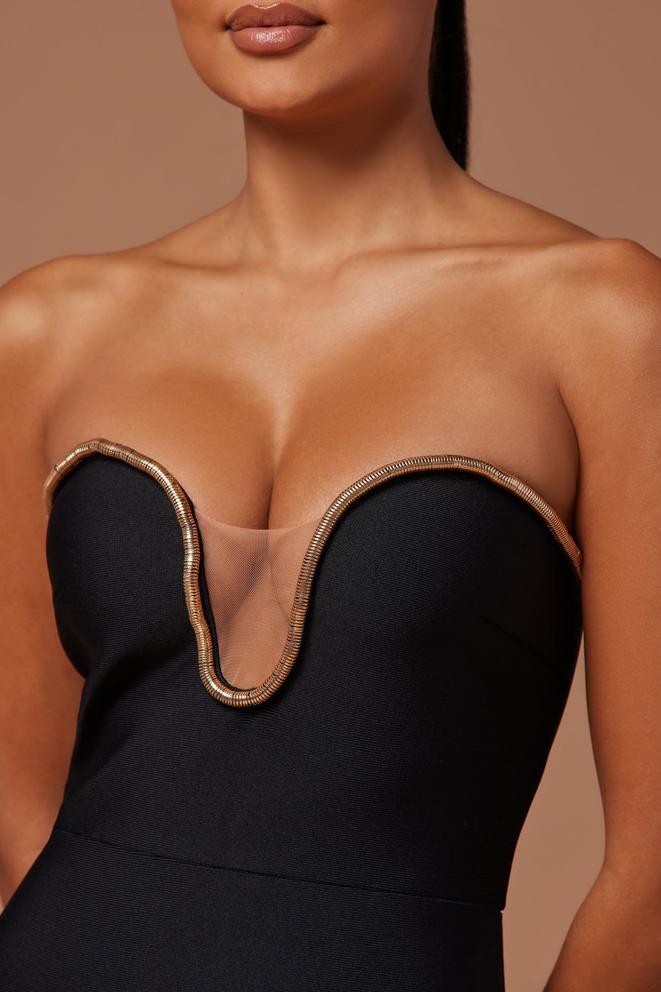 Alina Bandage Gown - Black sold by Fashion Nova product image thumbnail 3