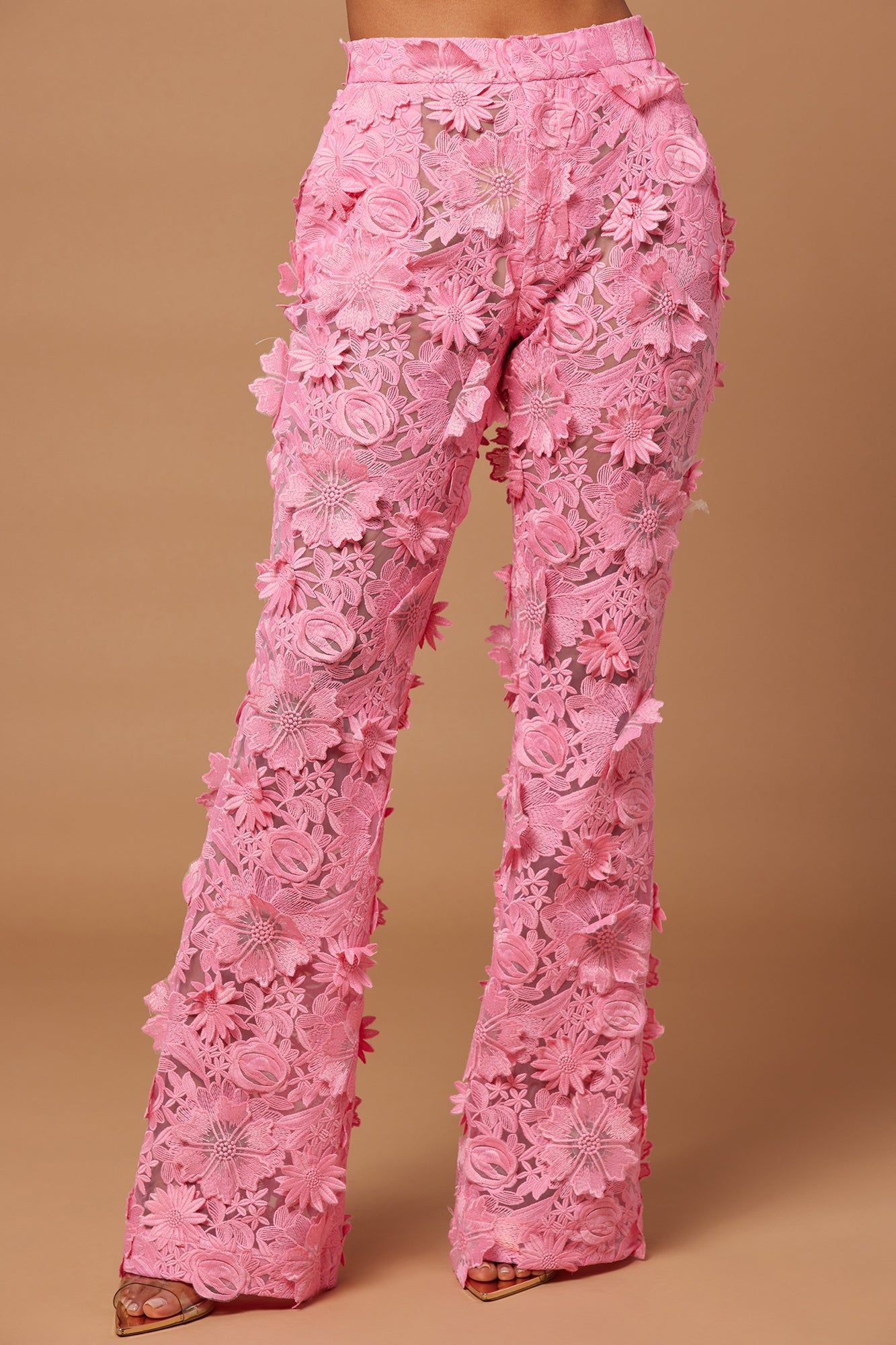 Denise Embroidered Pants - Pink sold by Fashion Nova product image thumbnail 3