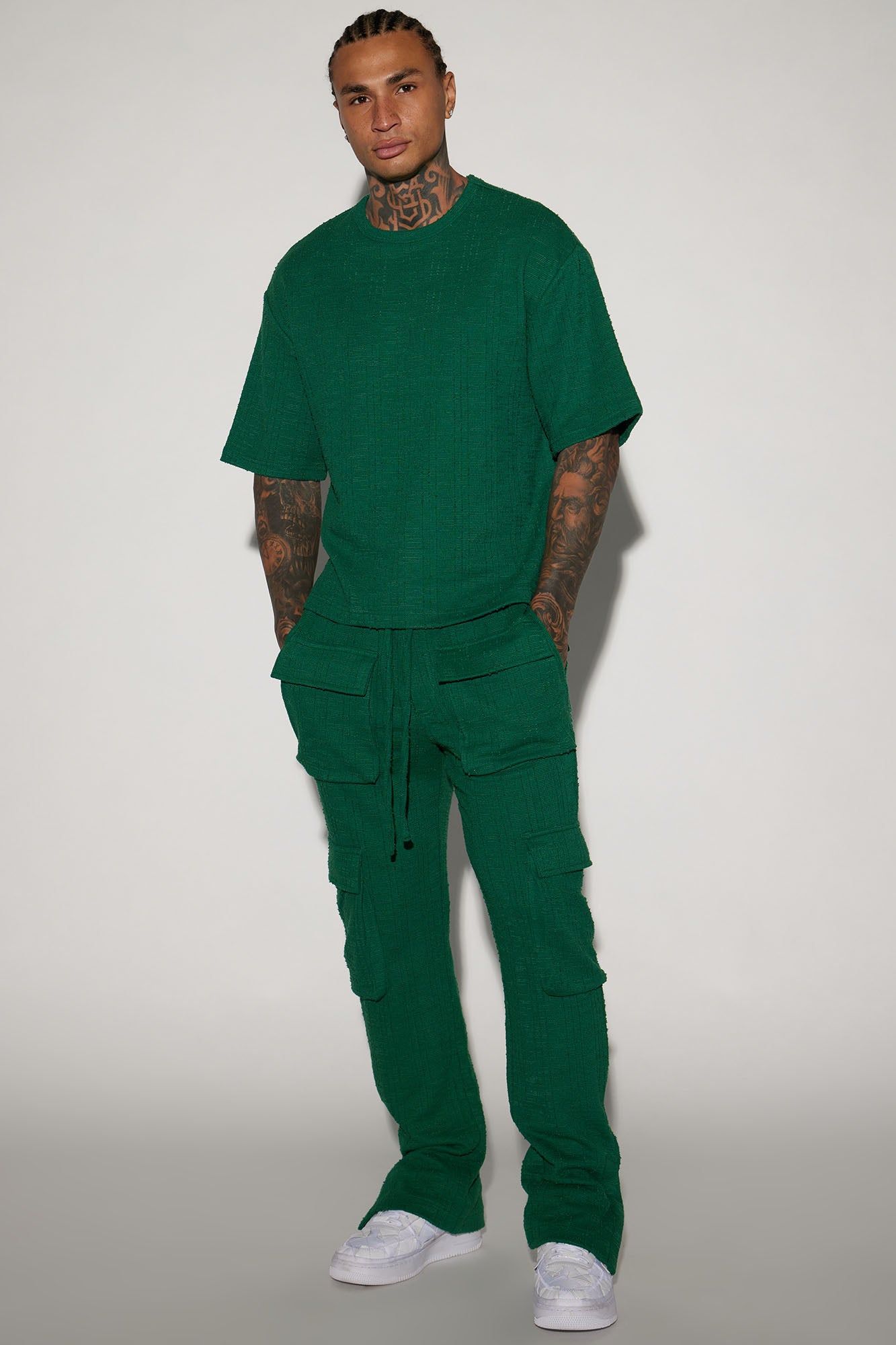 Jordan Textured Short Sleeve Tee - Green sold by Fashion Nova product image thumbnail 5