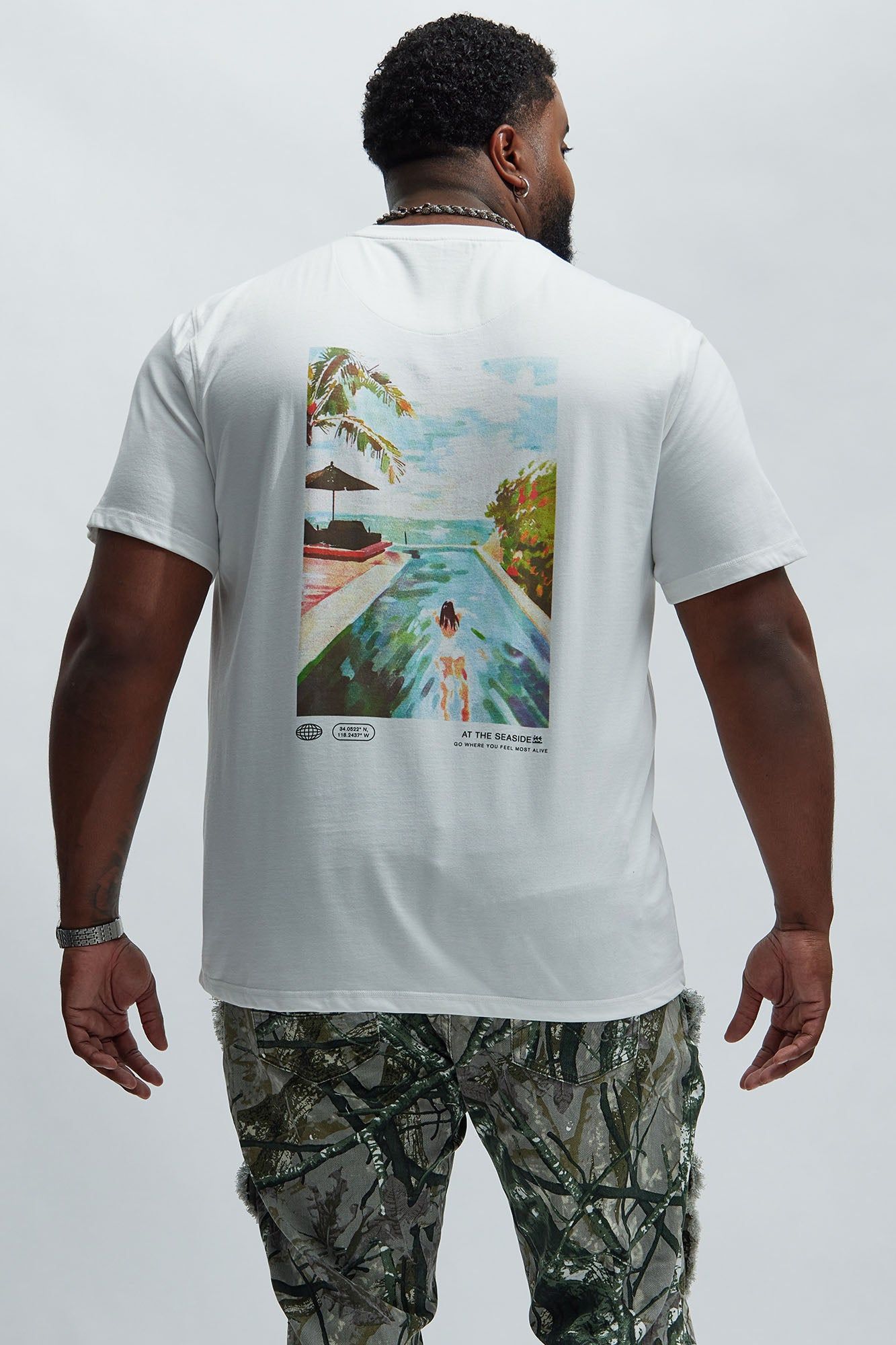 Unplug And Unwind Short Sleeve Tee - Off White sold by Fashion Nova product image thumbnail 5