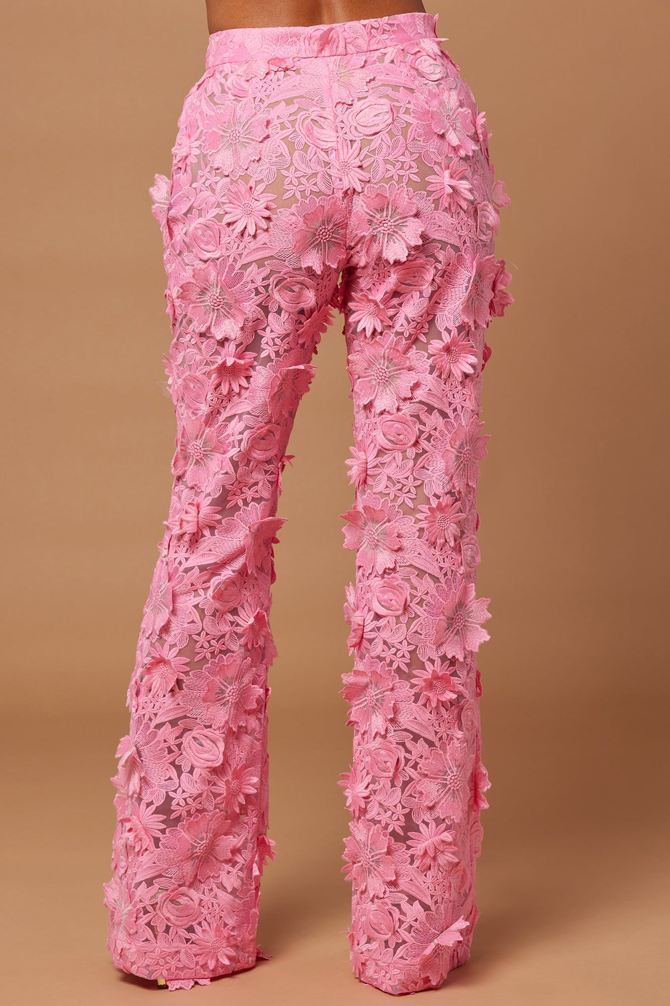 Denise Embroidered Pants - Pink sold by Fashion Nova product image thumbnail 4