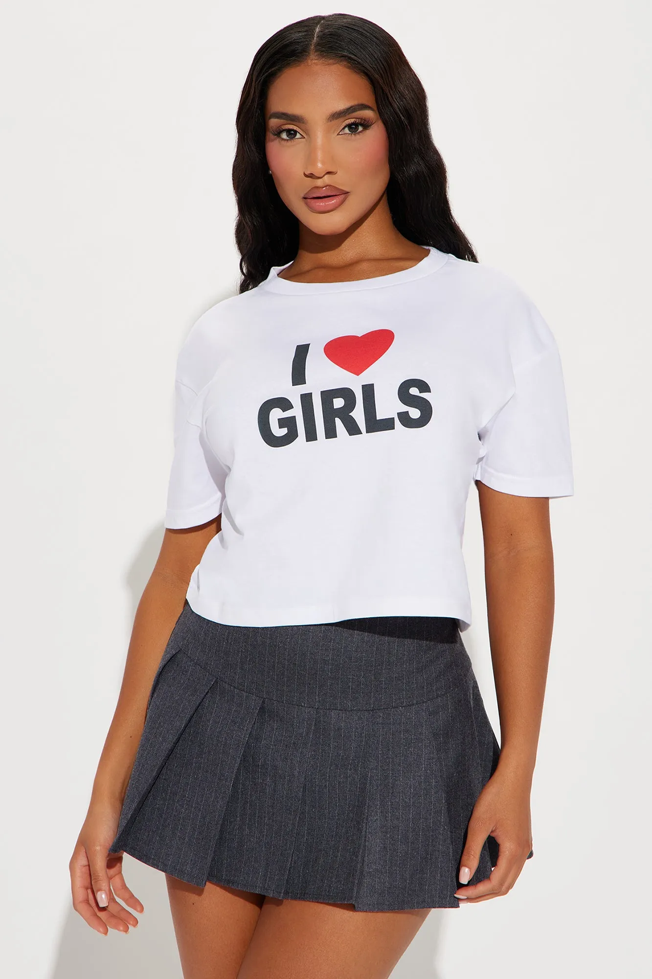I Heart Girls Tee - White sold by Fashion Nova product image thumbnail 5