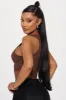 Will Shake My Ass For Cowboys Tank - Brown sold by Fashion Nova