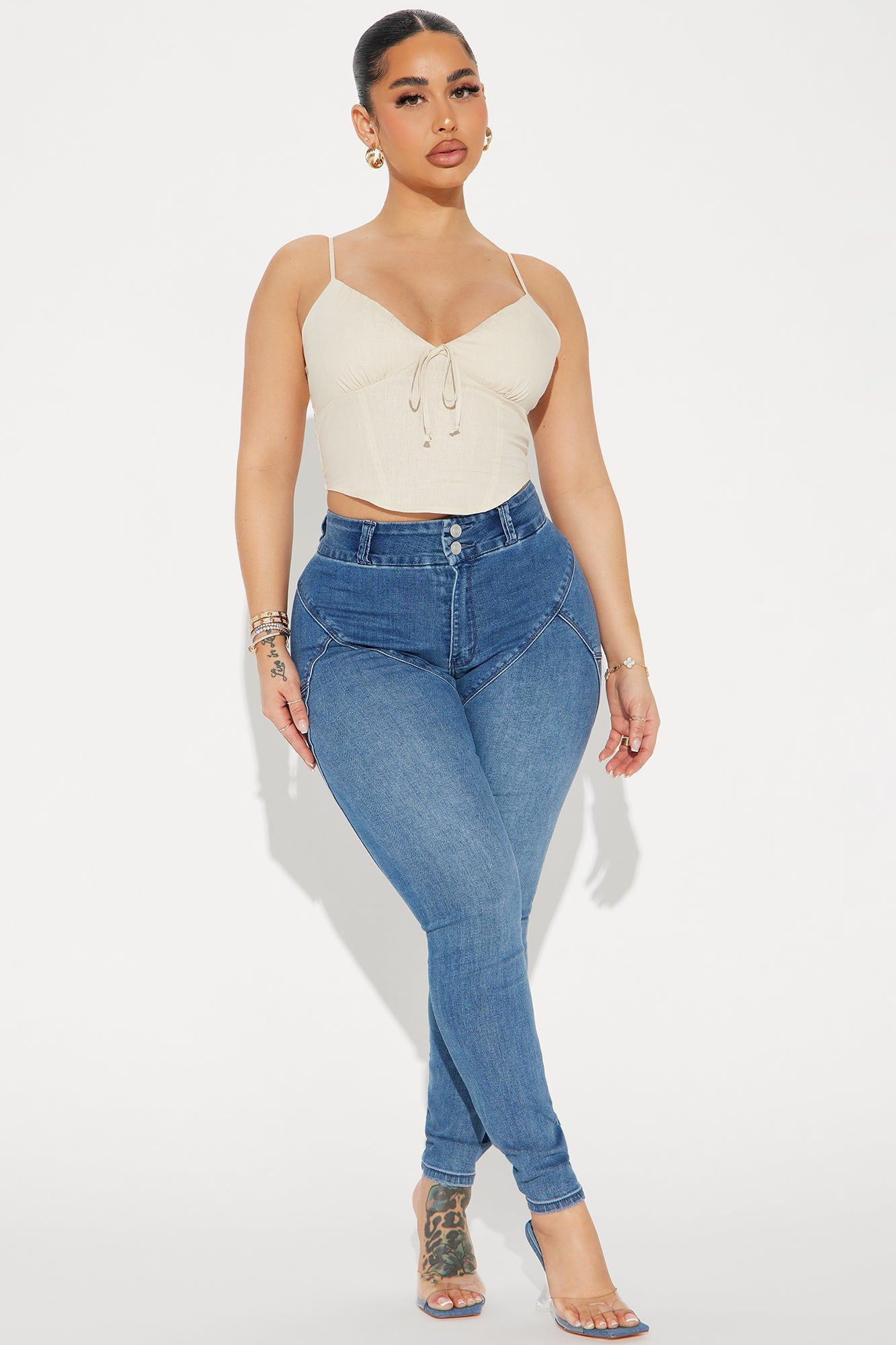 My Way Linen Top - Khaki sold by Fashion Nova product image thumbnail 2