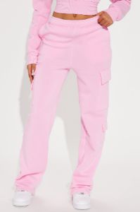 Anais Wide Leg Lounge Pant - Pink sold by Fashion Nova