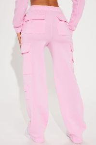 Anais Wide Leg Lounge Pant - Pink sold by Fashion Nova
