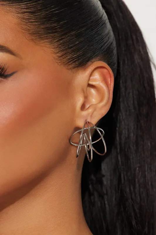 Maintain Balance Earrings - Silver sold by Fashion Nova