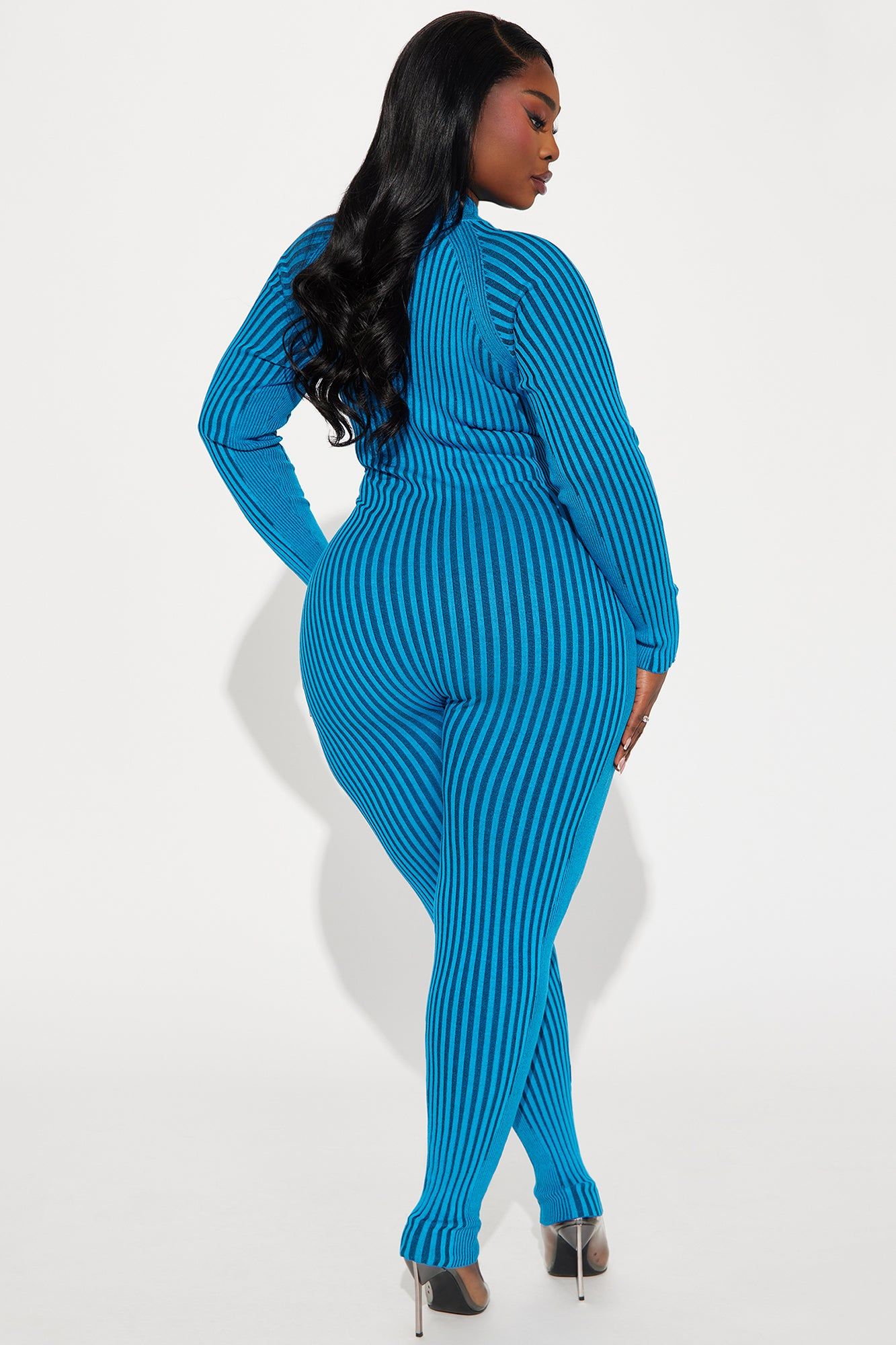 Stay Lifted Sweater Jumpsuit - Blue sold by Fashion Nova product image thumbnail 6