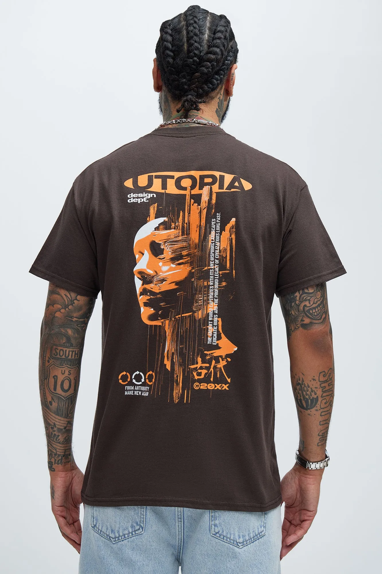 New Again Short Sleeve Tee - Brown sold by Fashion Nova product image thumbnail 4