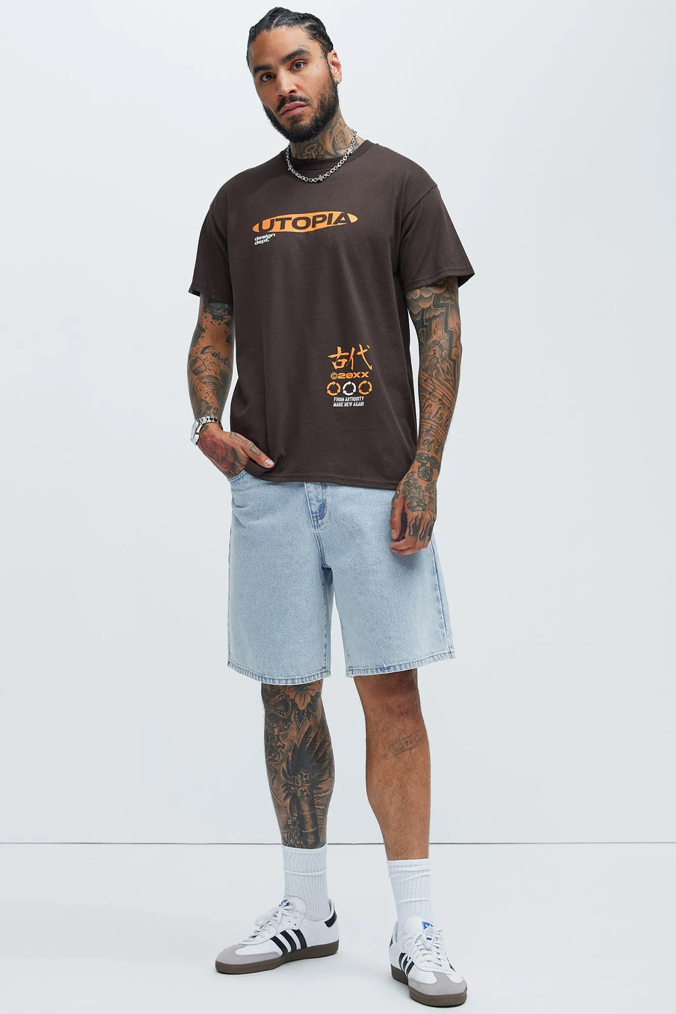 New Again Short Sleeve Tee - Brown sold by Fashion Nova product image thumbnail 2