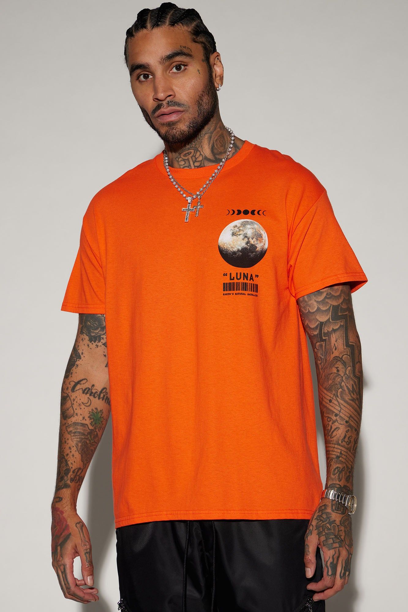 Luna Short Sleeve Tee - Orange sold by Fashion Nova product image thumbnail 4