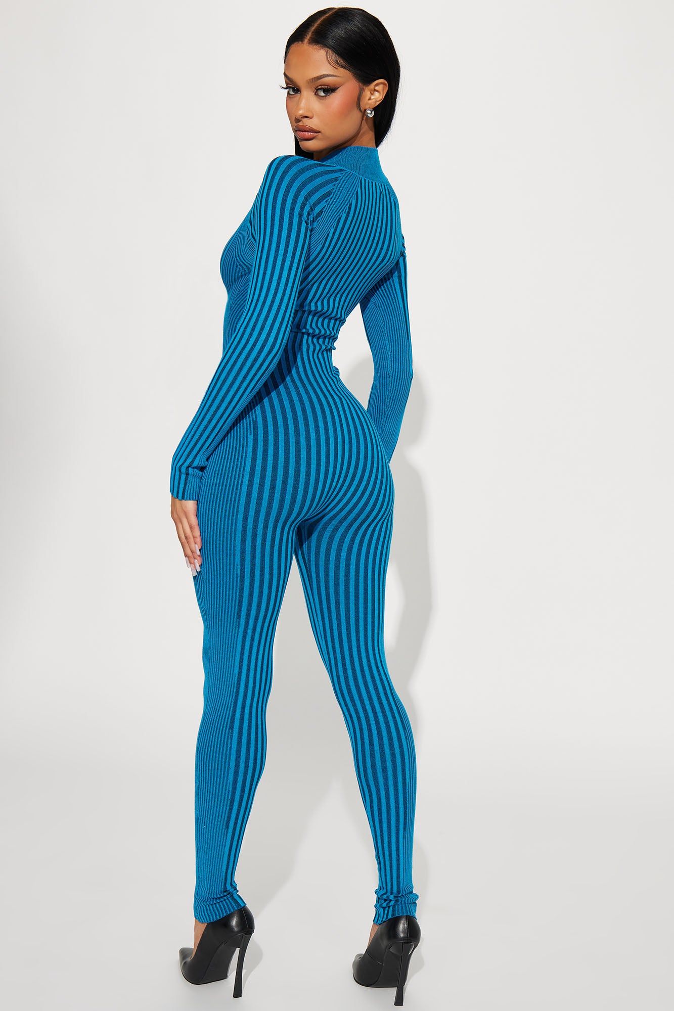 Stay Lifted Sweater Jumpsuit - Blue sold by Fashion Nova product image thumbnail 3