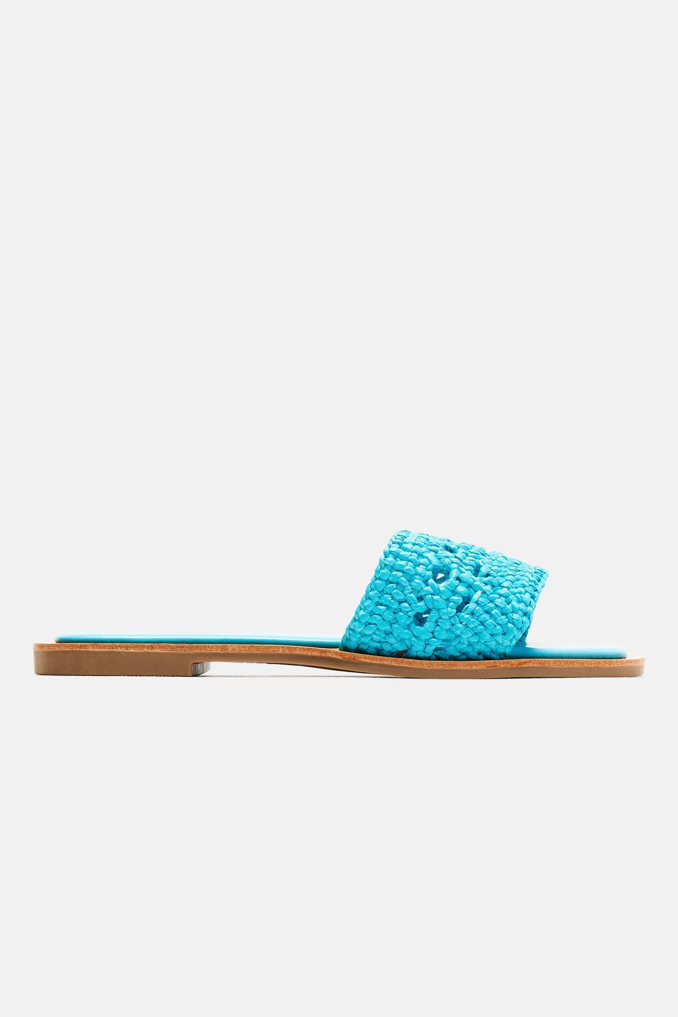 As Easy As That Flat Sandals - Blue sold by Fashion Nova product image thumbnail 4