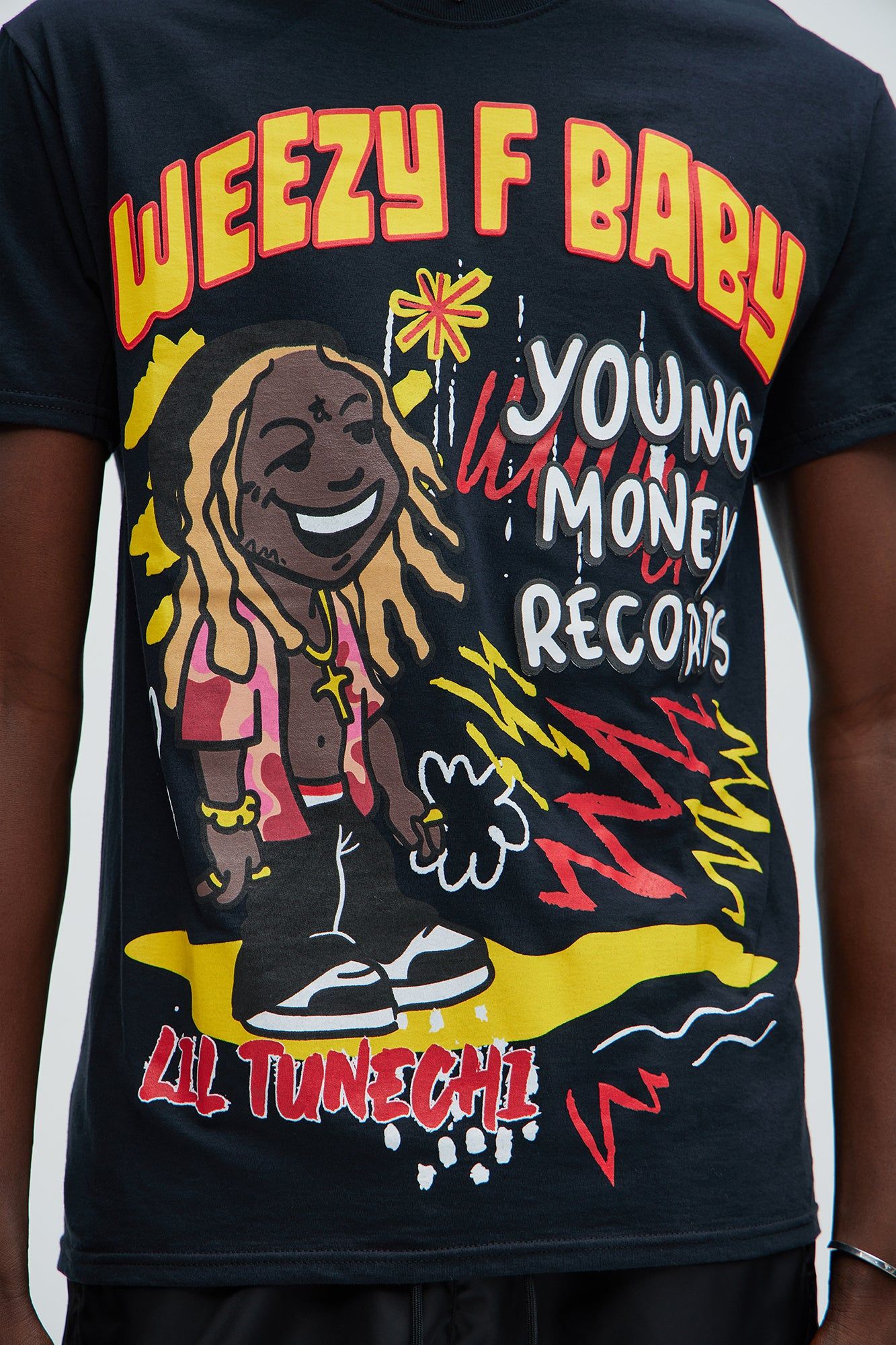 Lil Wayne Real G's Short Sleeve Tee - Black sold by Fashion Nova product image thumbnail 3