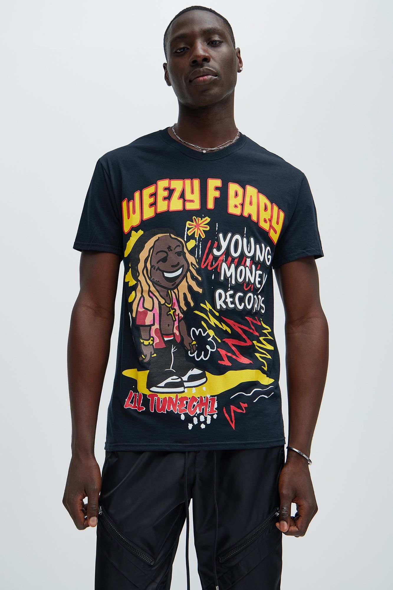 Lil Wayne Real G's Short Sleeve Tee - Black sold by Fashion Nova