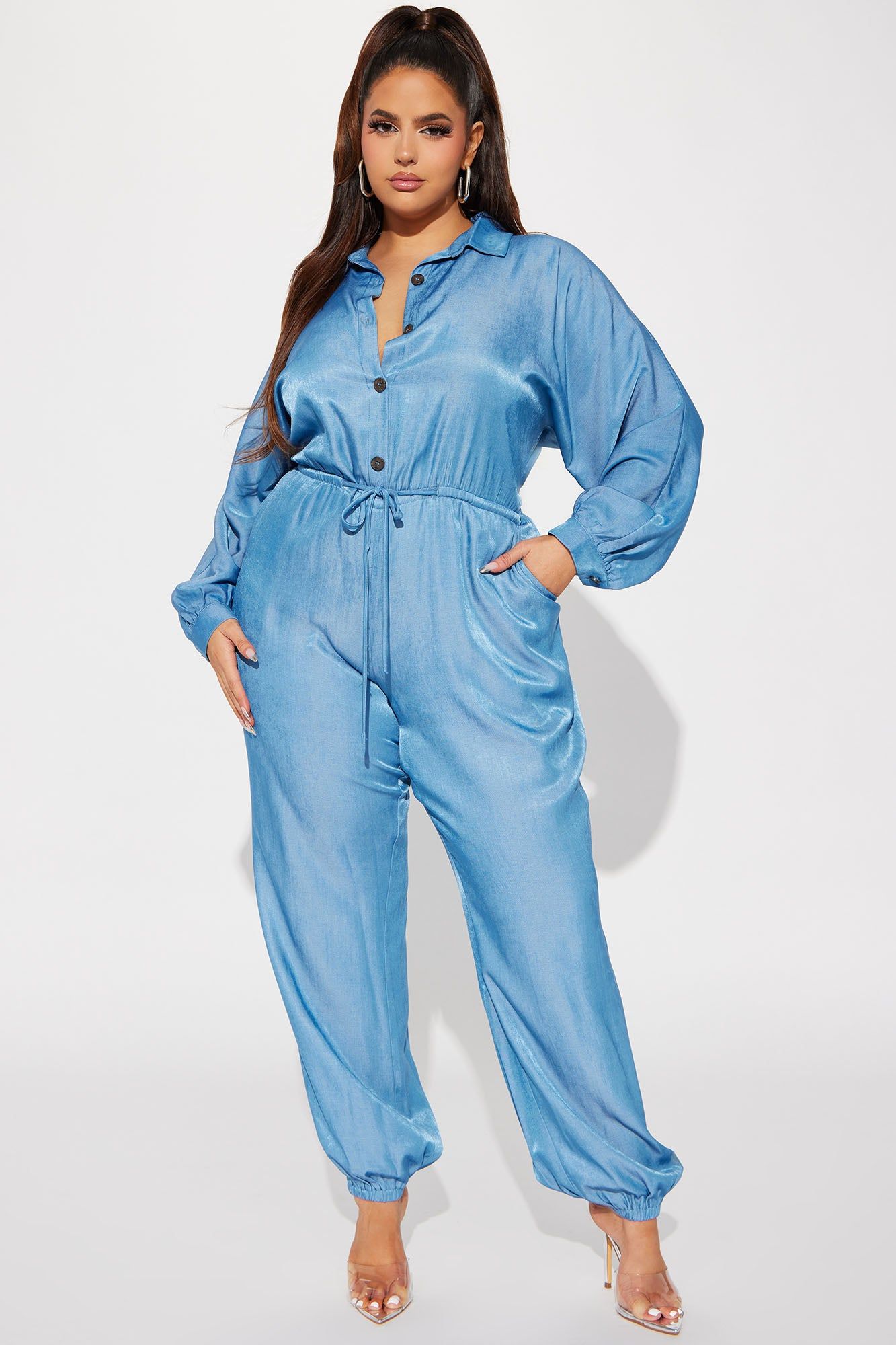 See You There Jumpsuit - Blue sold by Fashion Nova product image thumbnail 4